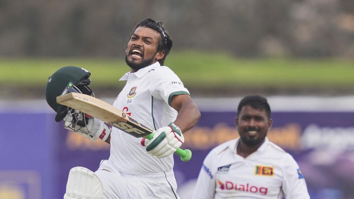 Shanto hits twin tons as Bangladesh draw first test against Sri Lanka
