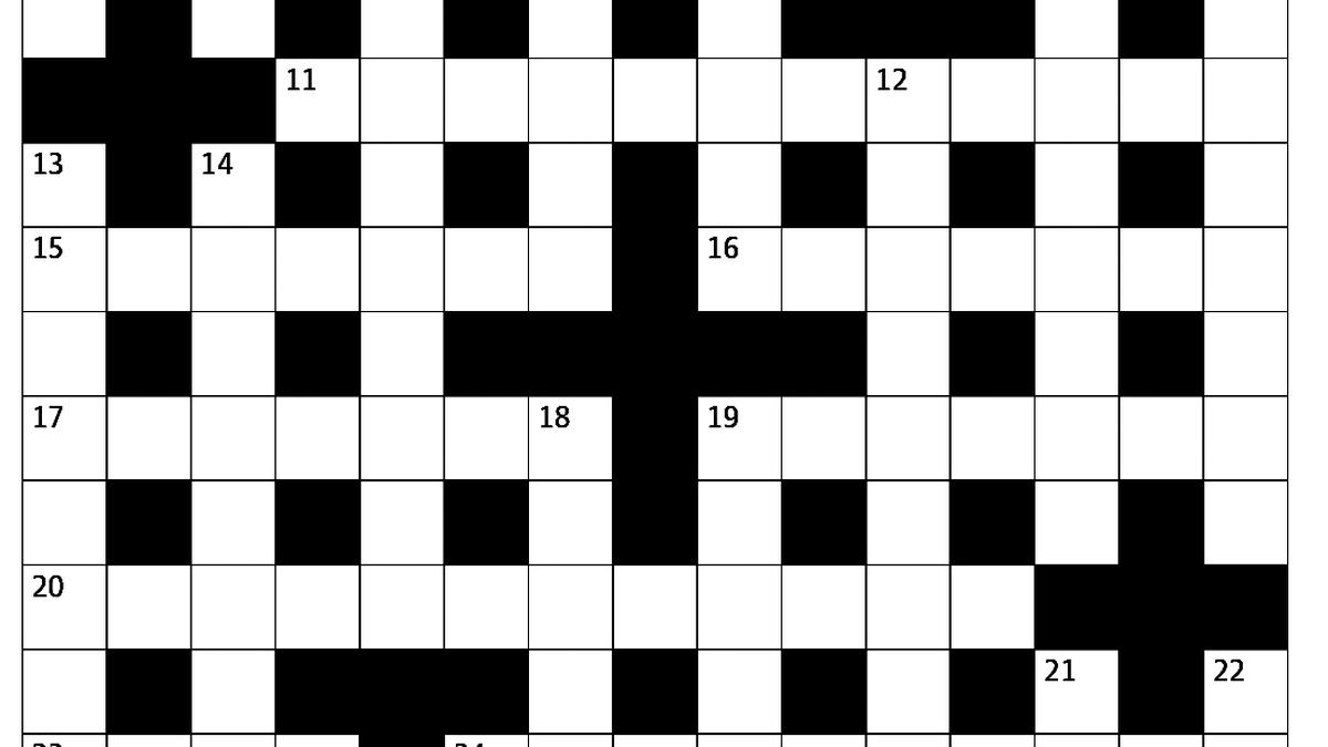 The Sunday Crossword No. 3238