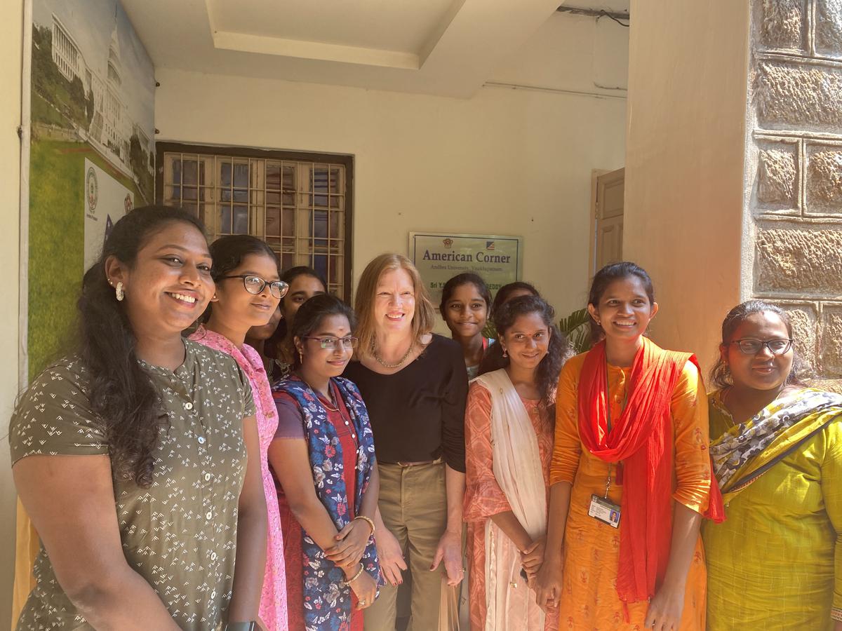 U.S. Consul General visits Andhra University and Australian naval ships in Visakhapatnam