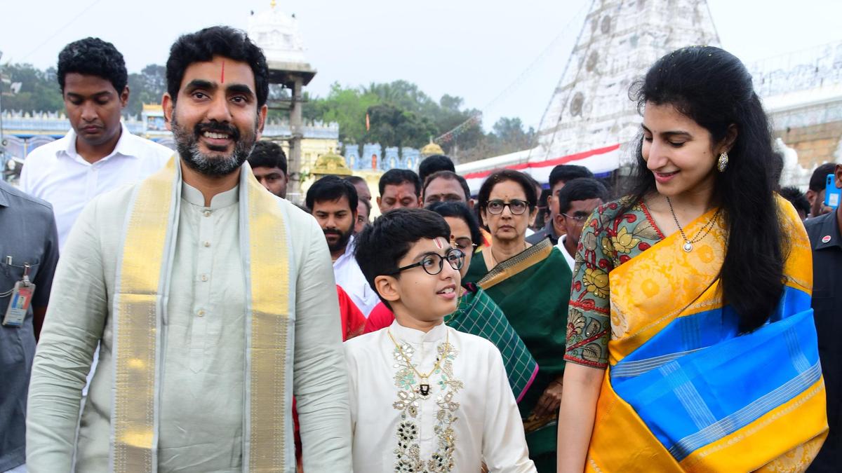 Lokesh and wife Brahmani donate ₹38 lakh to TTD Nitya Annadanam scheme