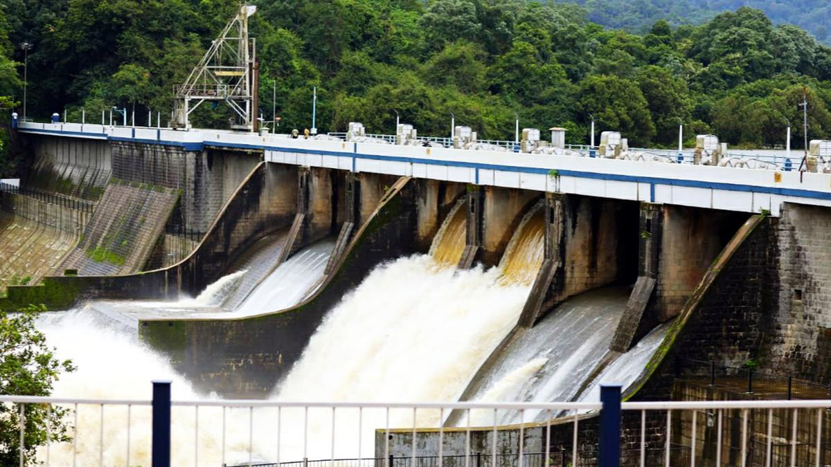 Shutters of Peringalkuthu dam opened