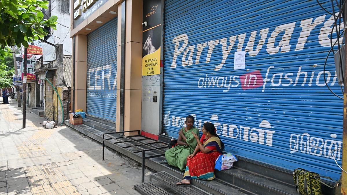Civic body seal shops on West Boulevard road for non-payment of rent