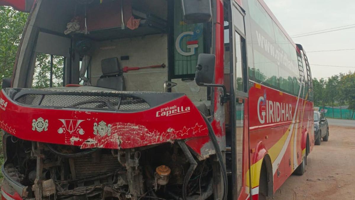 Three youths killed, four injured as bus hits car