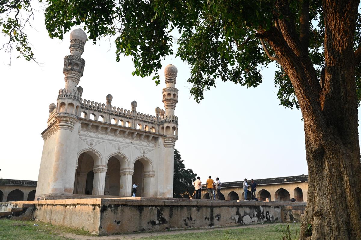 Il Jama Masjid all'interno del recinto del forte di Gandikota. 