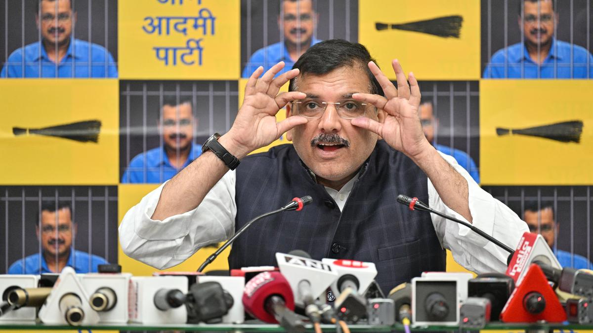 Delhi excise policy case | Senior BJP leader conspired to put Kejriwal behind bars: Sanjay Singh