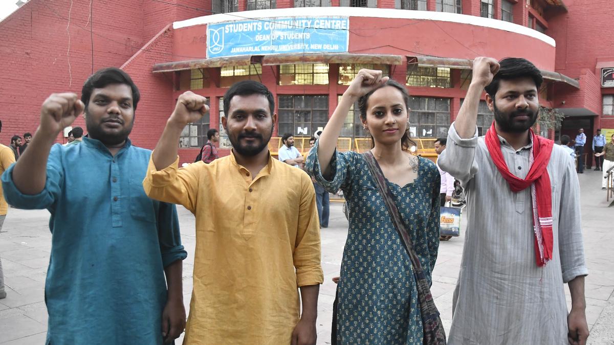 JNU rusticates student activist