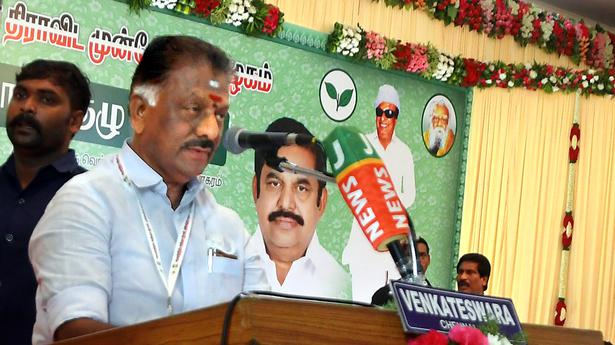 AIADMK factional feud | In a tit for tat, O. Panneerselvam ‘expels’ Edappadi Palaniswami