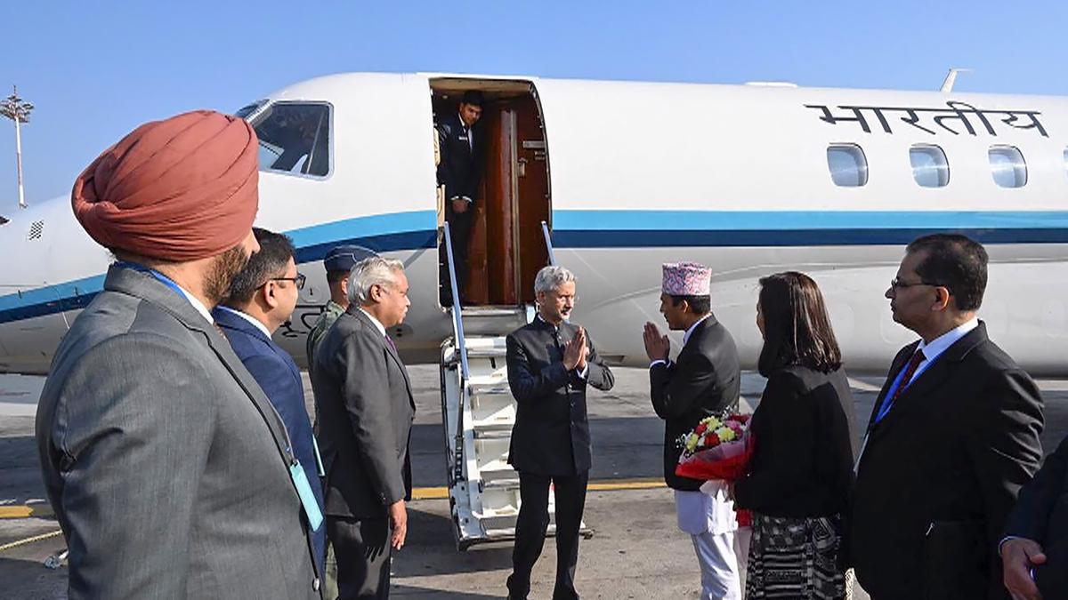 EAM Jaishankar calls on Nepal PM Pushpa Kamal Dahal in Kathmandu