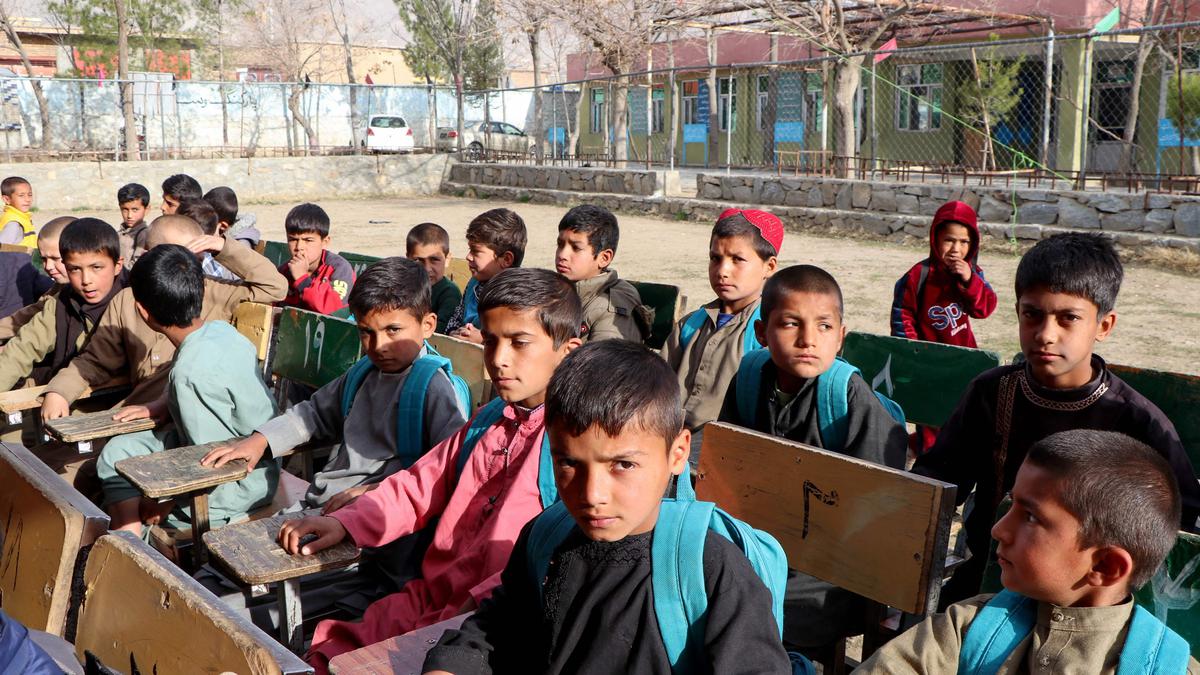 Afghanistan schools restart, with girls barred for third year running