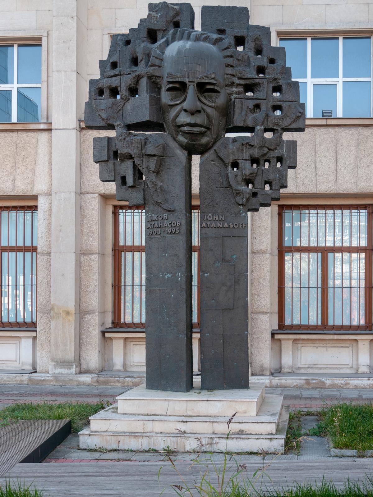 A sculpture in Sofia, Bulgaria, celebrating JVA. A sculpture in Sofia, Bulgaria, celebrating JVA.