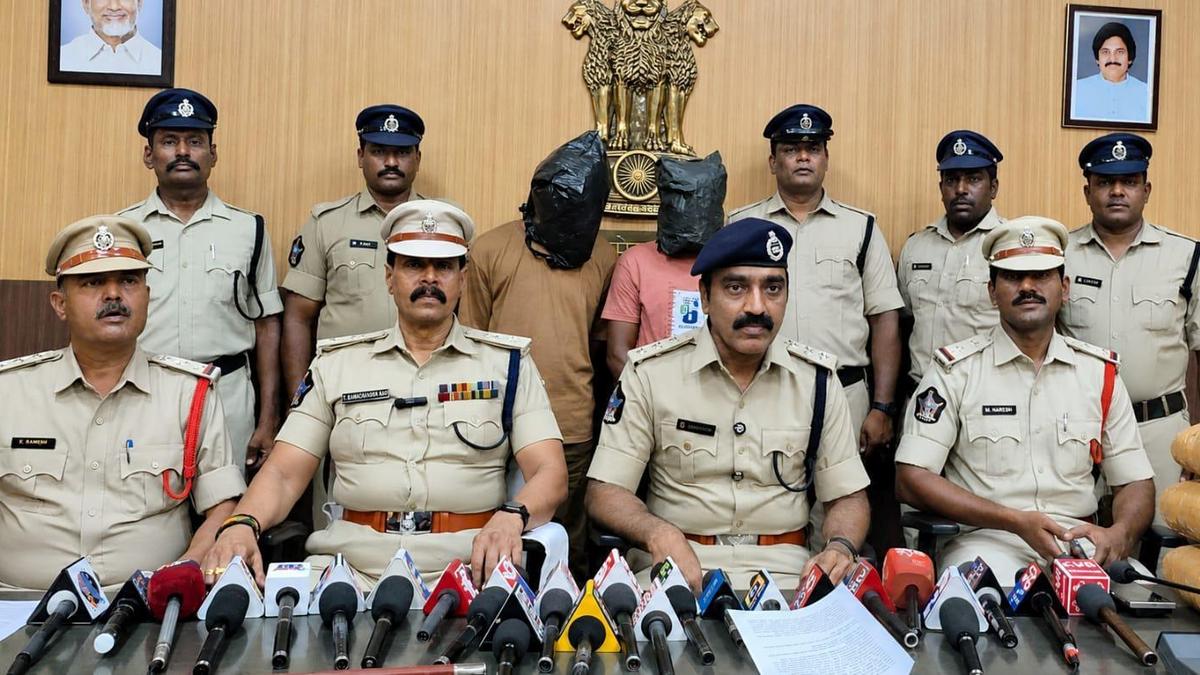 Two Odisha men held, 39 kg of ganja seized in Chittoor