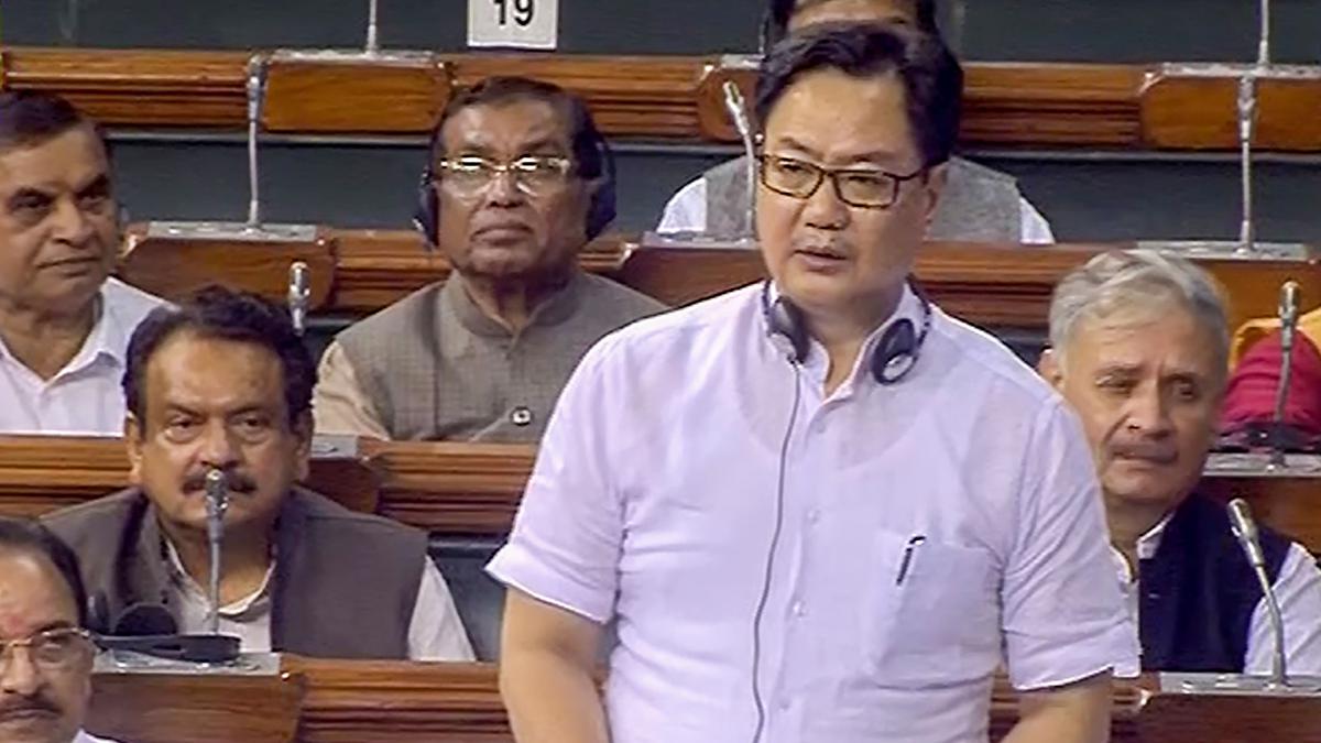 Speed up establishing fast-track courts: Kiren Rijiju to chief justices of HCs