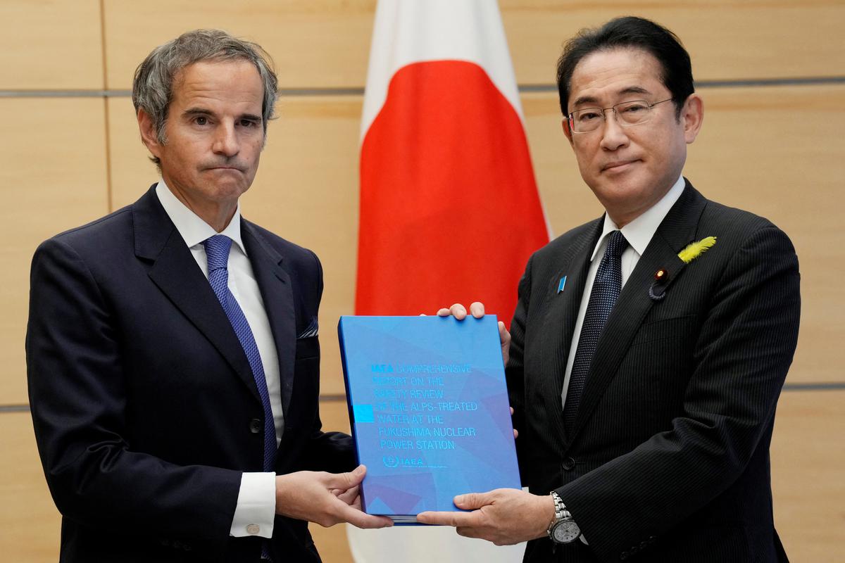 IAEA endorses Japan plan to release treated Fukushima water - The Hindu