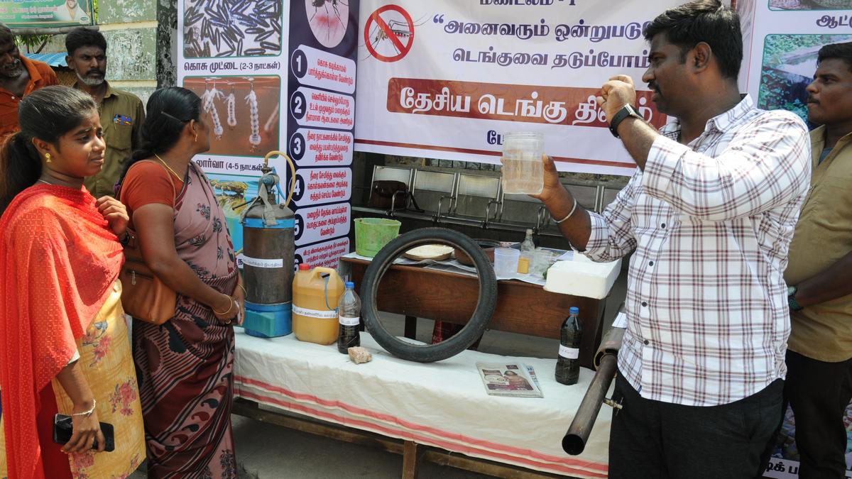 Public sensitised to measures to prevent dengue in Erode