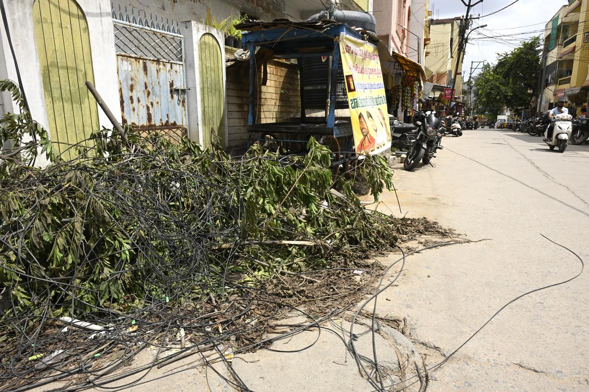 In the aftermath of the electrocution deaths, the Electricity department scrambled to cut wires hastily and arbitrarily, leaving a heap strewn on the road. In the aftermath of the electrocution deaths, the Electricity department scrambled to cut wires hastily and arbitrarily, leaving a heap strewn on the road.