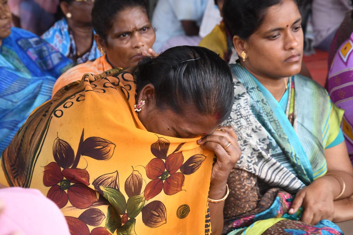 Members of fisher families are grief stricken as five fishermen have been sentenced to jail terms in Sri Lanka