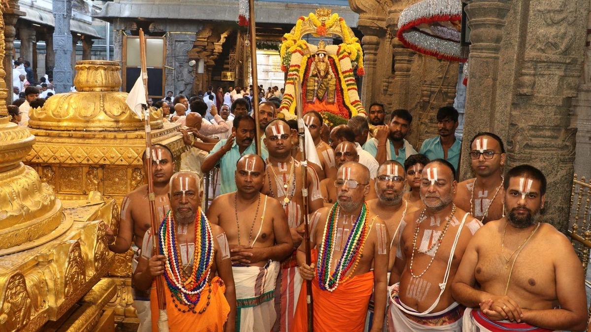 ‘Bhashyakarla Utsavams’ begin on a religious note in Tirumala