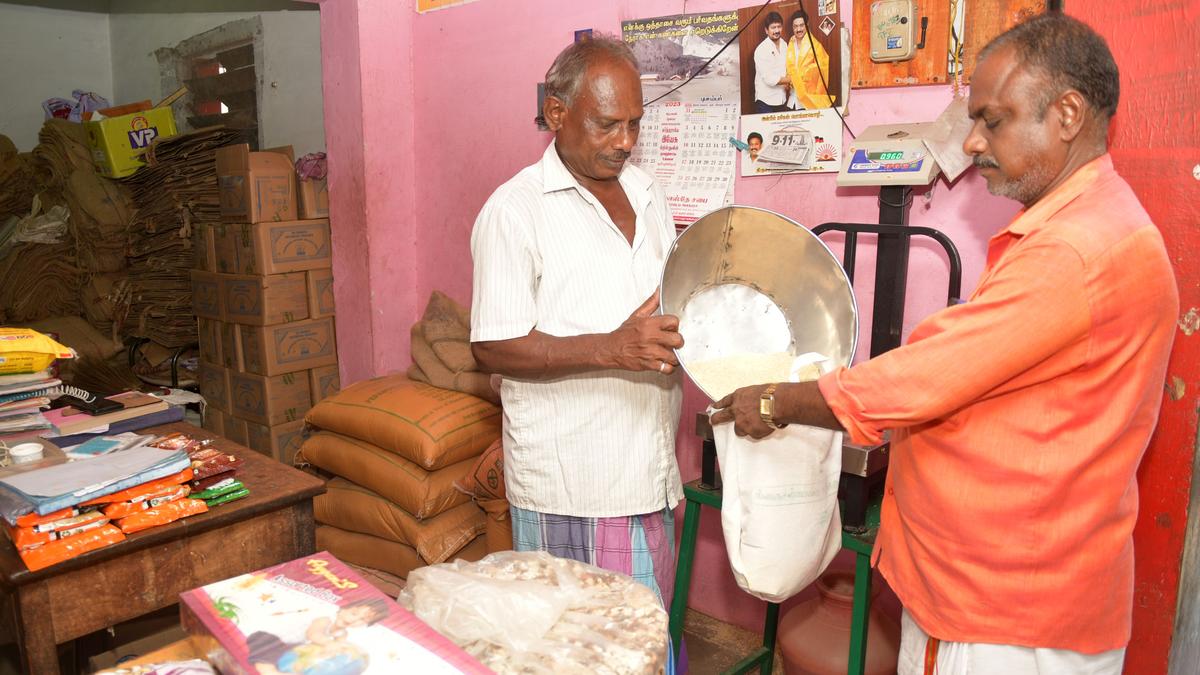 Ration cardholders made to wait for long because of network issues at the PDS outlets in Tiruchi