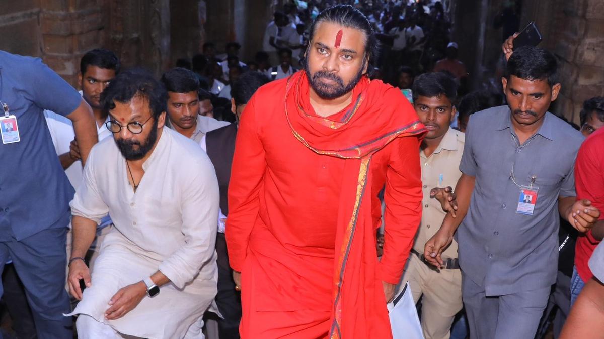 Pawan Kalyan to conclude his 11-day 'penance' today - The Hindu