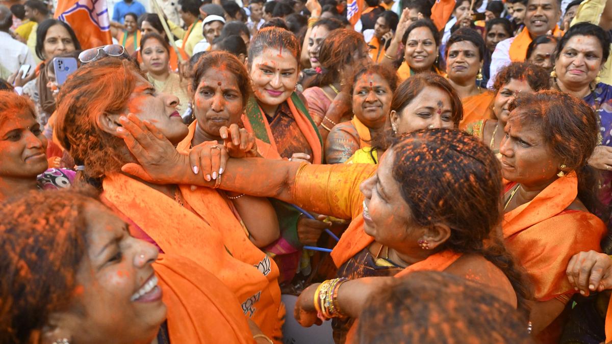 It’s a double tally for BJP in Telangana, as party bags 8 MP seats