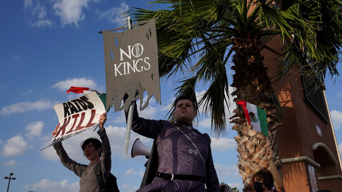 Anti-Trump demonstrators crowd streets, parks to join ‘No Kings’ protest; U.S. organizers say millions came