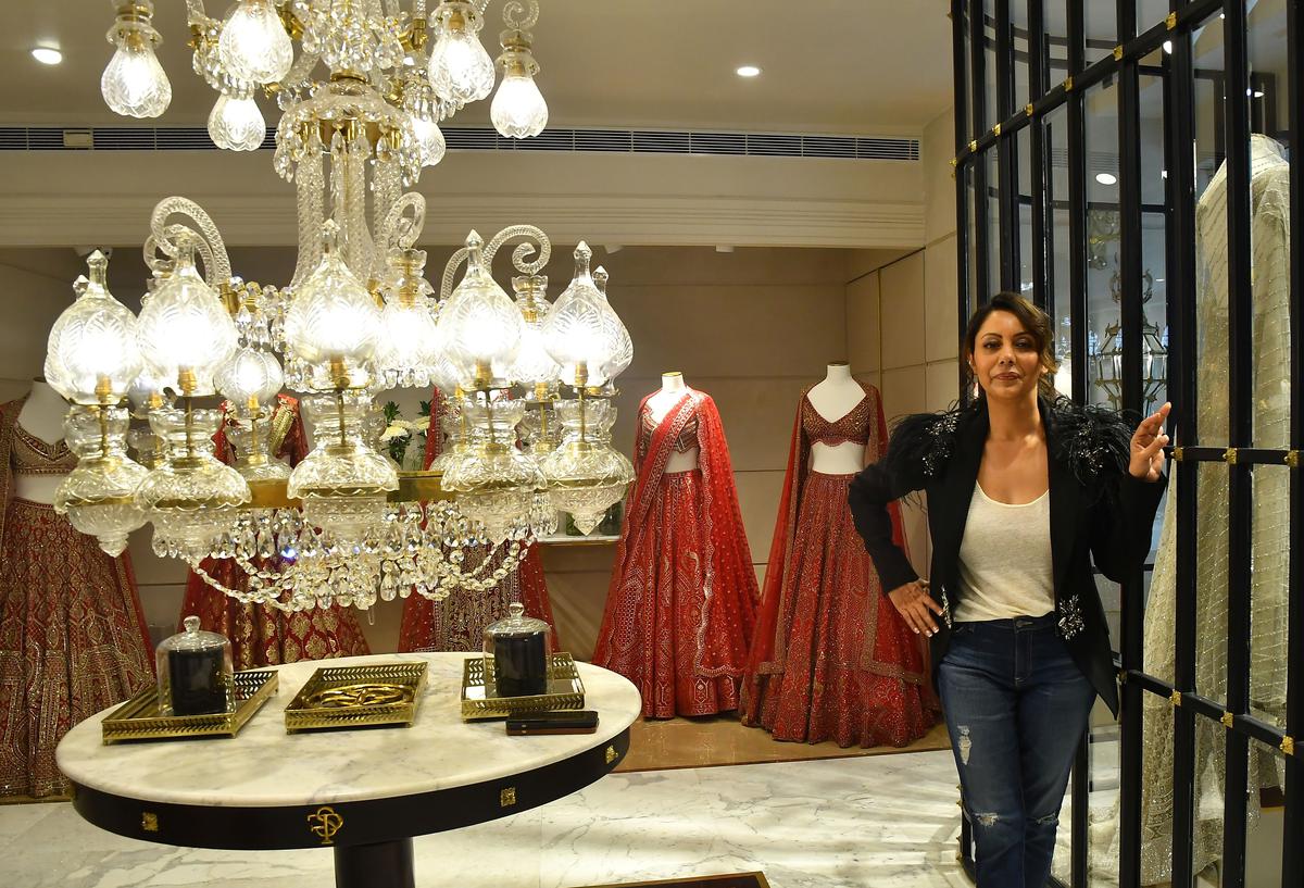 Gauri Khan at the Falguni-Shane Peacock flagship store Gauri Khan at the Falguni-Shane Peacock flagship store