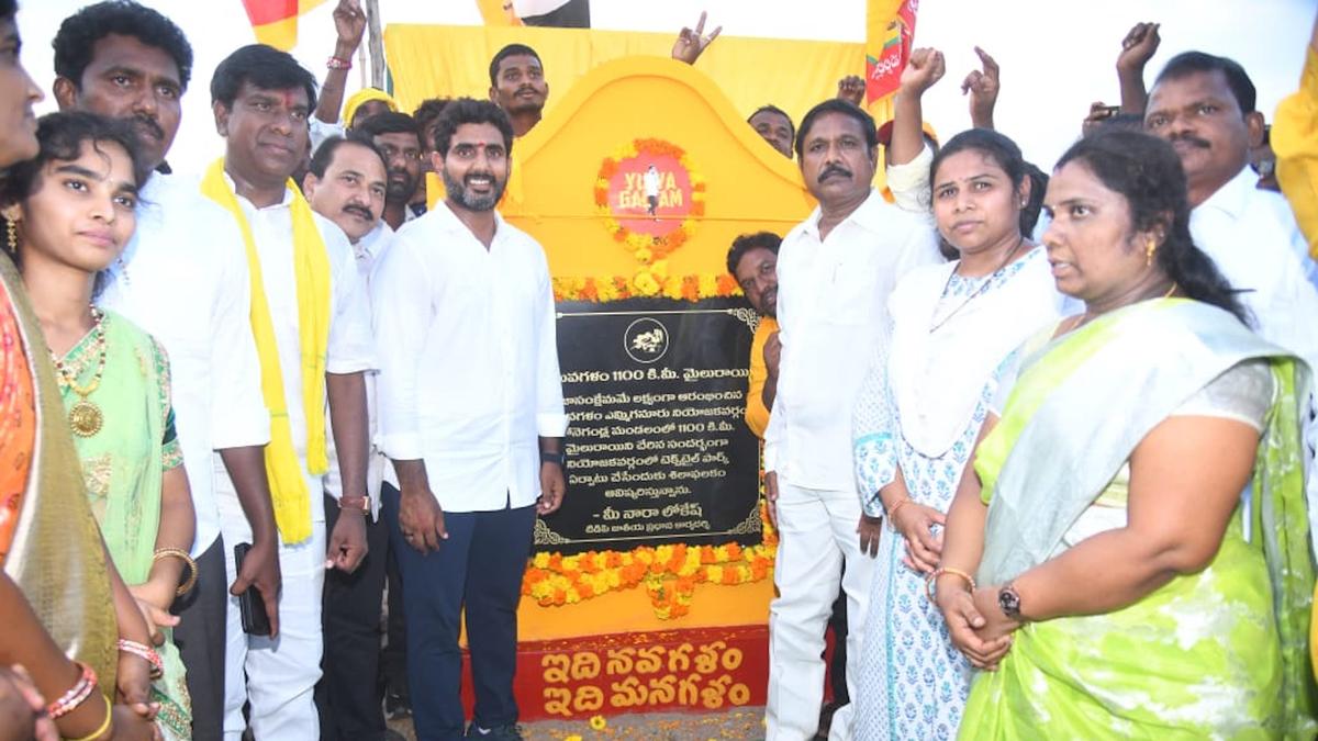 Lokesh accuses YSRCP govt. of ignoring irrigation projects in Andhra Pradesh