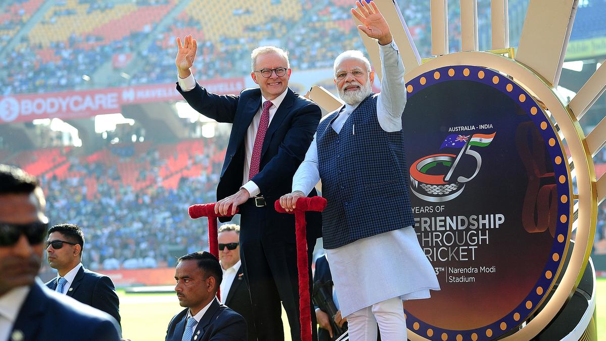 PM Modi, Albanese arrive ahead of India-Australia Test match; take round of sprawling stadium