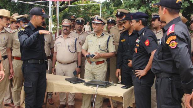 27 police personnel undergoing training in handling UAV