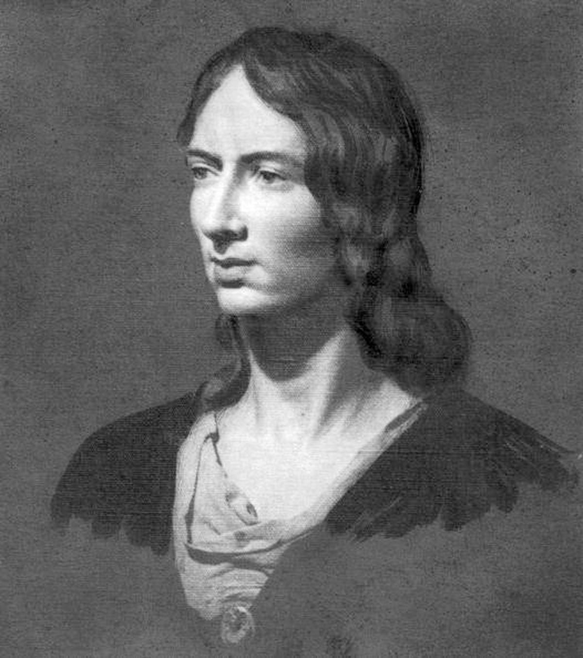 An oil painting of Emily Bronte An oil painting of Emily Bronte