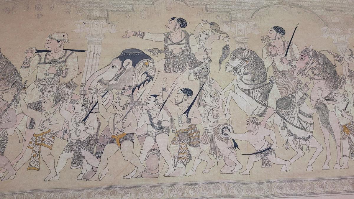 A Nayaka Kalamkari panel A Nayaka Kalamkari panel