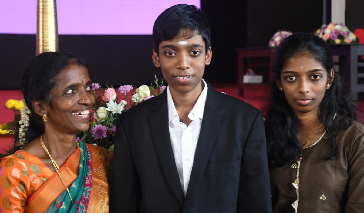 Vaishali, Praggnanandhaa make chess history - Rediff.com