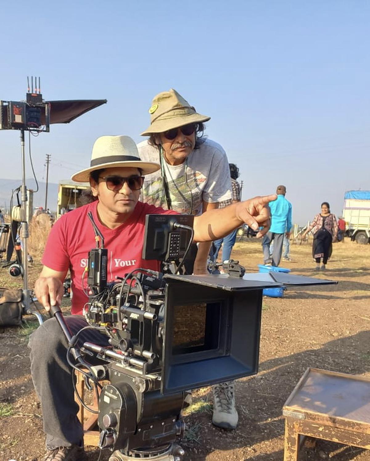 Director Shaison P Ouseph (left) with cinematographer Mahesh Aney.