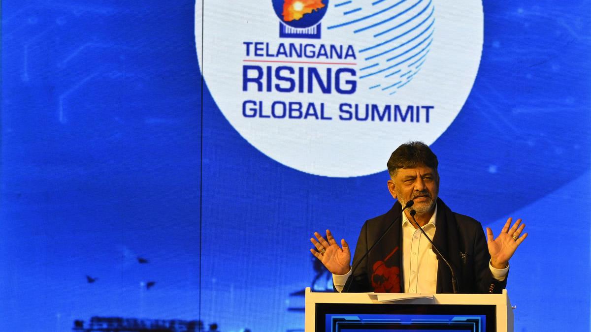 D.K. Shivakumar says Bengaluru and Hyderabad should jointly drive India’s technological and economic leadership