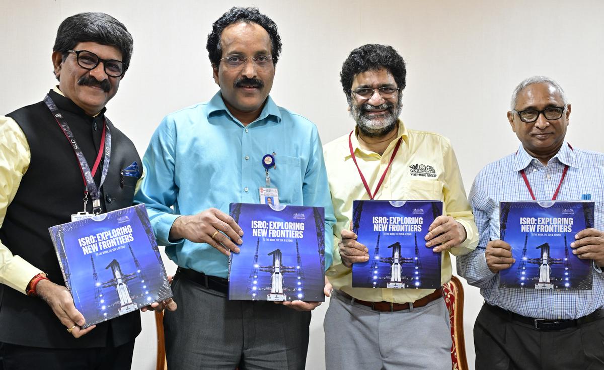 Somanath releases coffee-table book on ISRO brought out by The Hindu - The  Hindu