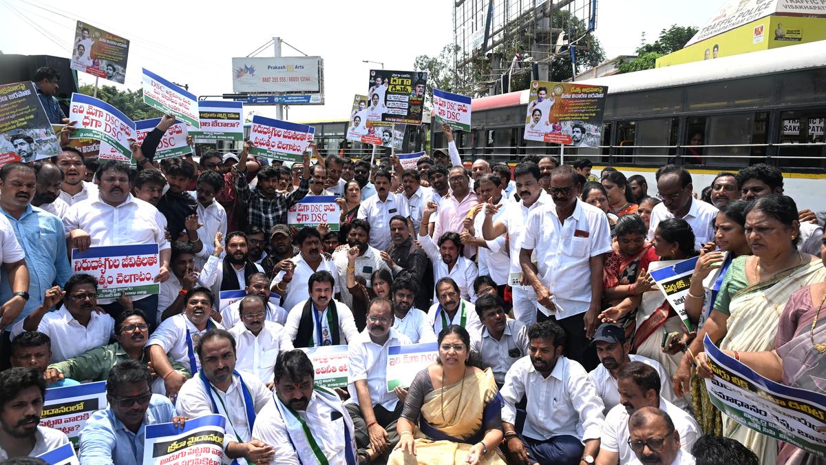 YSRCP seeks CBI probe into DSC ‘irregularities’, demands Lokesh’s dismissal