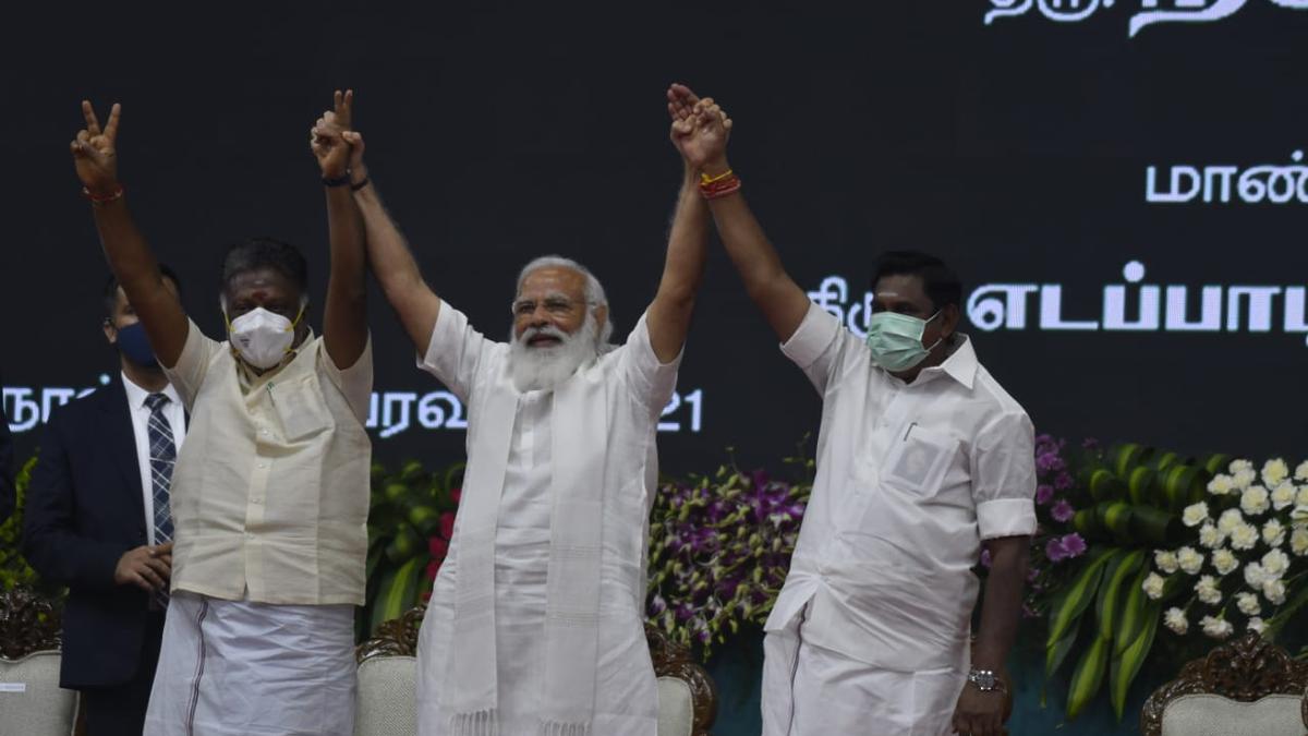 PM Modi unveils key projects in Tamil Nadu