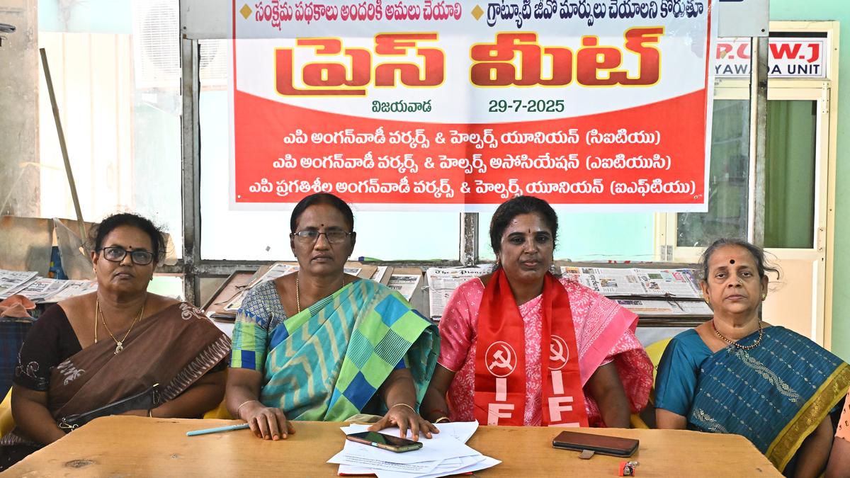 Anganwadi workers demand ₹26K monthly salary, better facilities