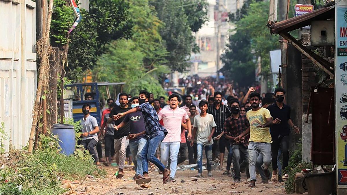 Bangladesh garment workers clash with police as factories reopen