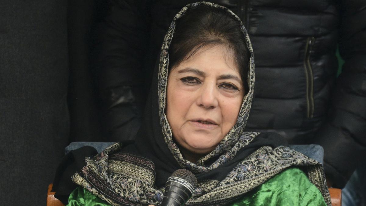 Punishing police officer who uncovered graft reveals J&K government’s true intentions: Mehbooba Mufti