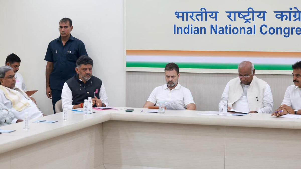 Focus on party organisation, pro-poor schemes and speak in one voice, high command tells Karnataka Congress leaders