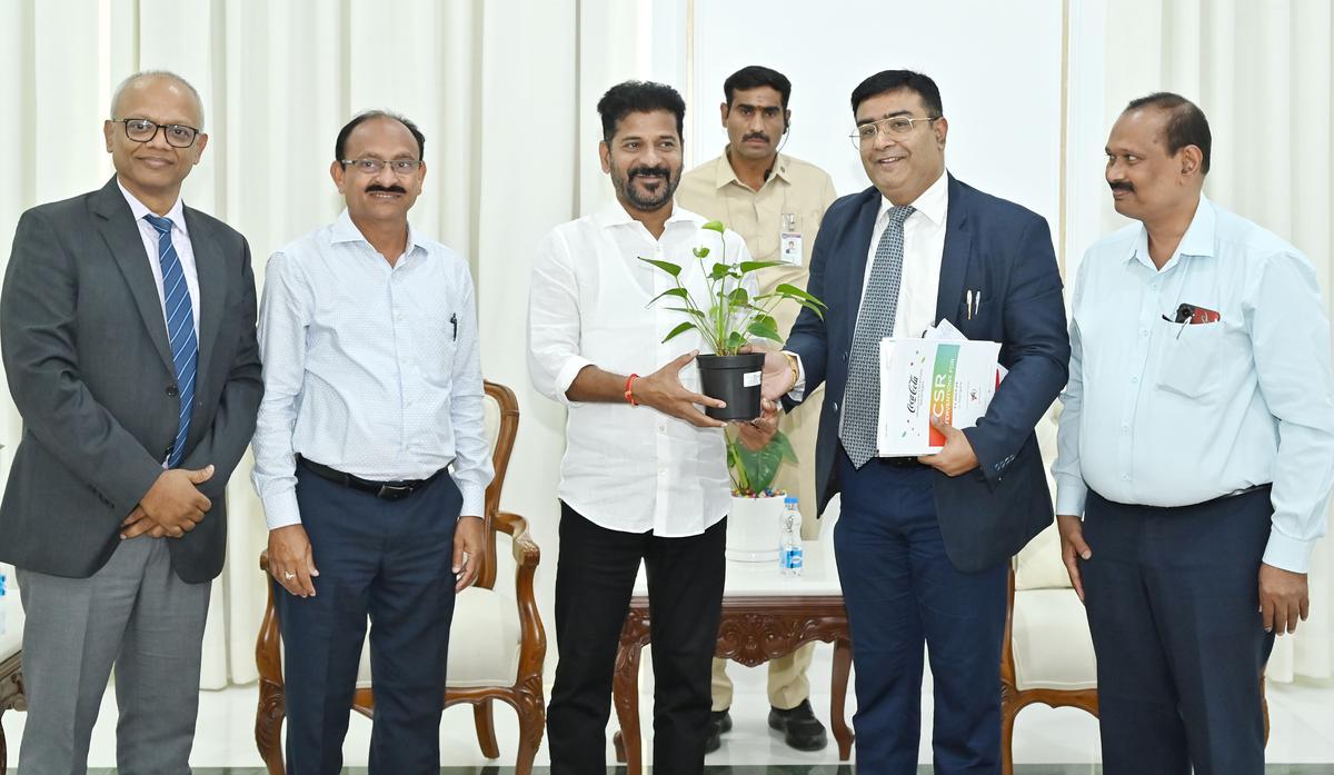 Delegations of industrialists called on Telangana Chief Minister A. Revanth Reddy.