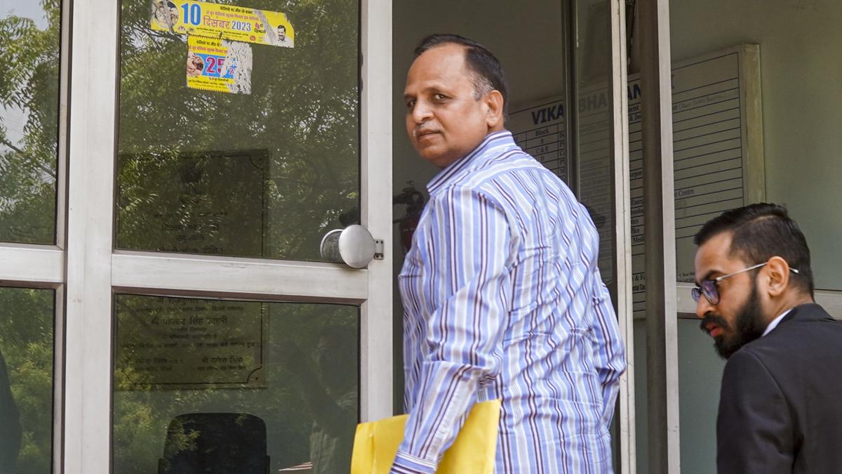 ED attaches ₹7.44 crore assets of companies ‘beneficially owned’ by AAP’s Satyendar Jain