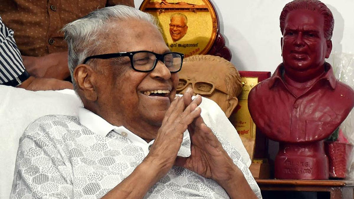 Communist veteran, freedom fighter, and former Chief Minister V. S. Achuthanandan turns 101