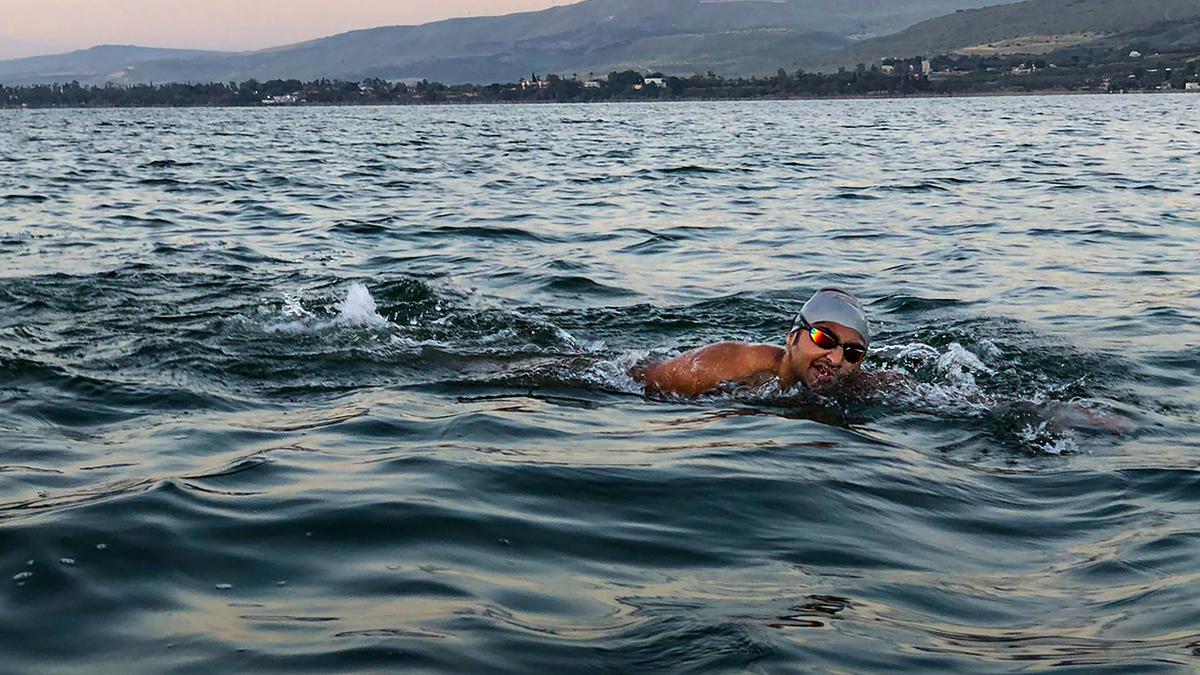 Indian swimmer equals world record, becomes fastest male swimmer to cross Sea of Galilee in Israel