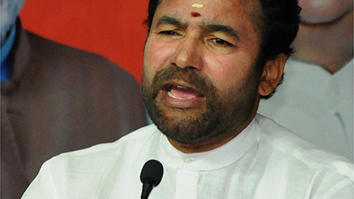 Kishan Reddy upset over condition of slums in his constituency