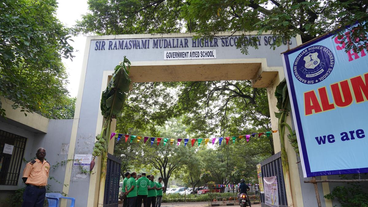 A stroll down memory lane for old students of Sir Ramaswami Mudaliar Higher Secondary School