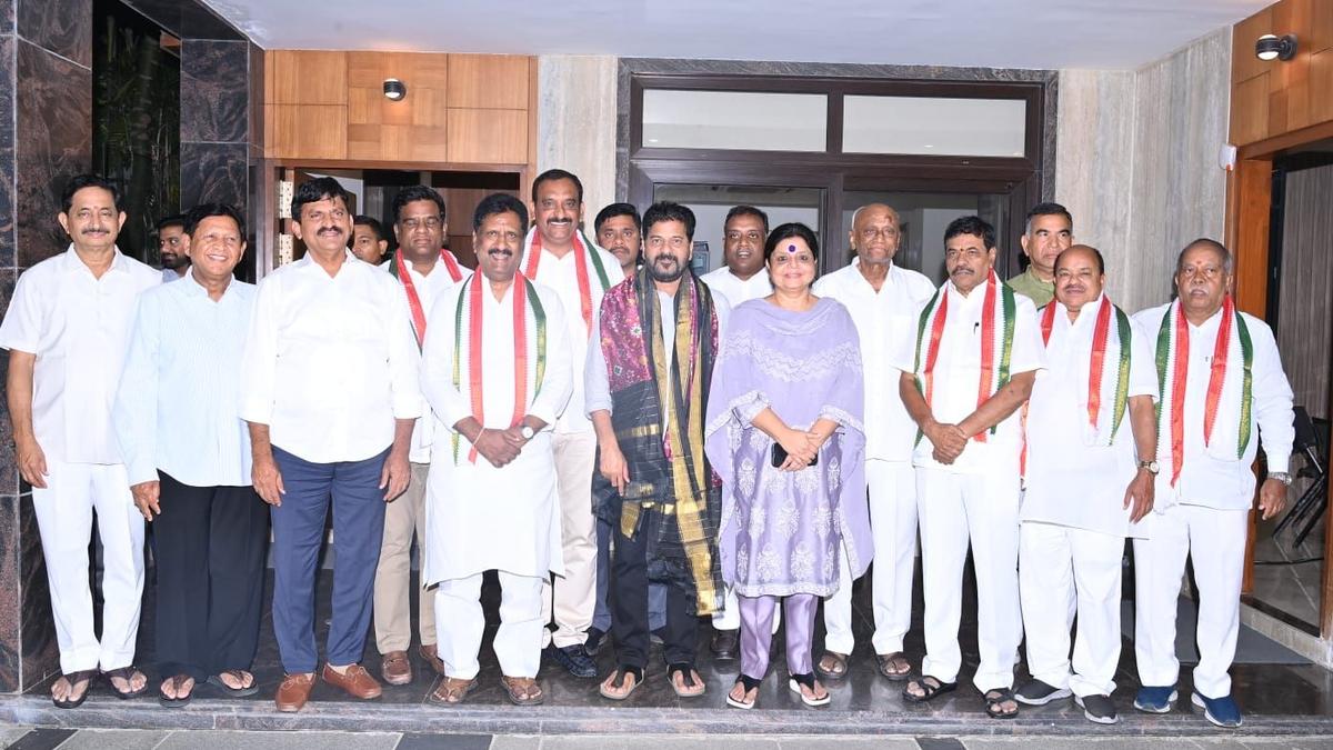 Six BRS MLCs shock the BRS and join Congress