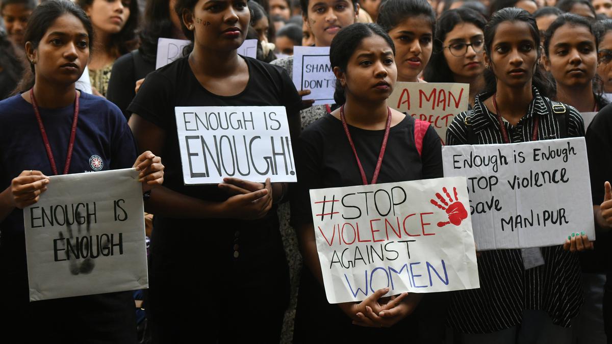 Kochi college holds massive rally condemning atrocities against women