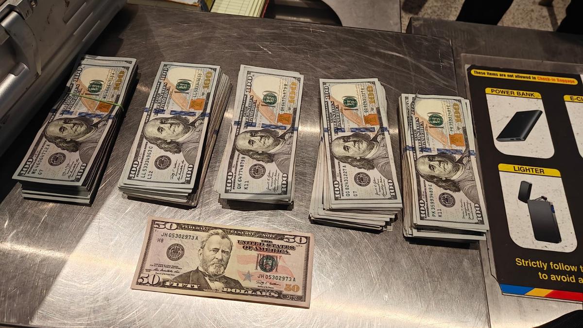 Passenger intercepted with foreign currency worth ₹45 lakh at RGIA in Hyderabad